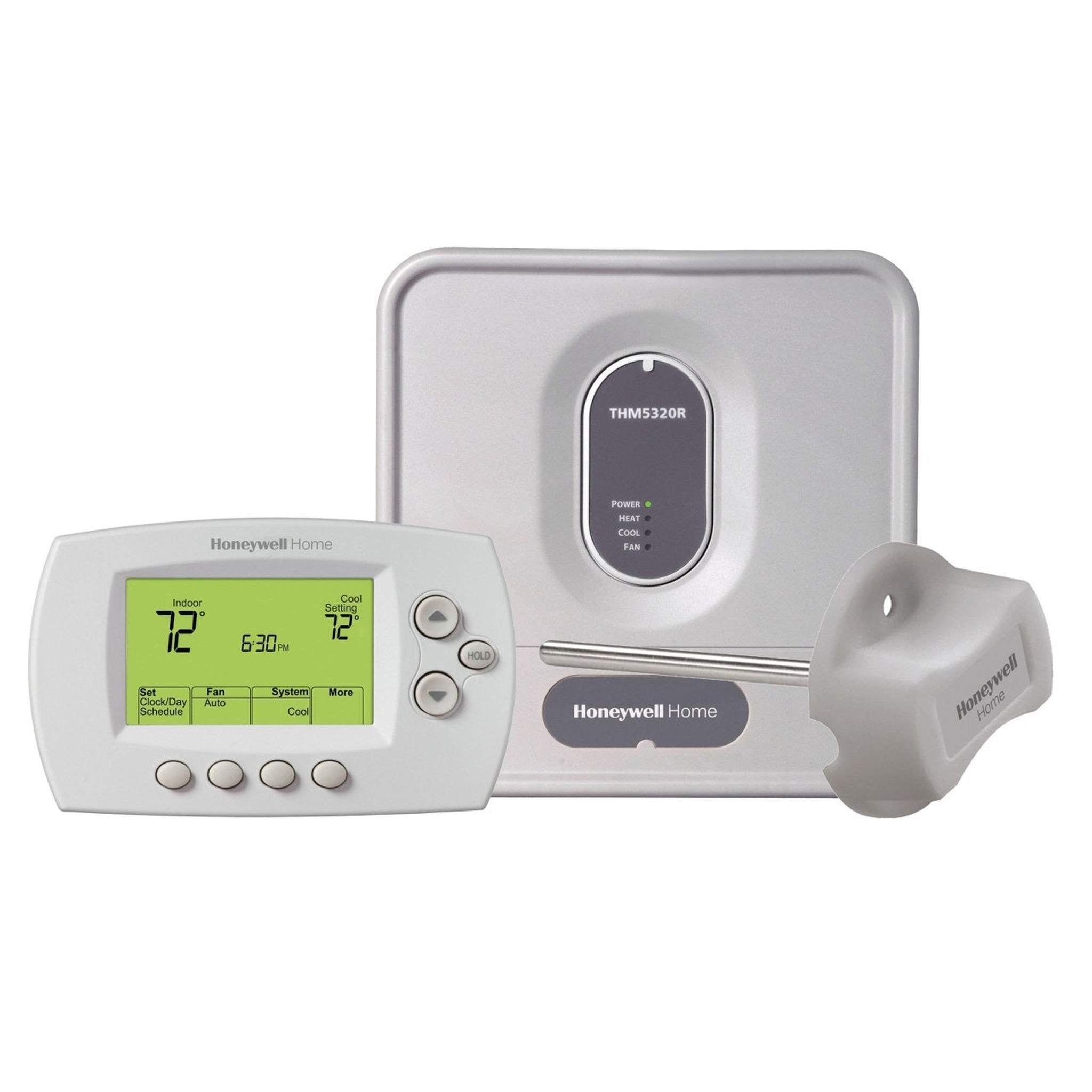 Honeywell YTH6320R1001, Programmable Redlink Enabled Wireless Focuspro Thermostat Kit, 1, White