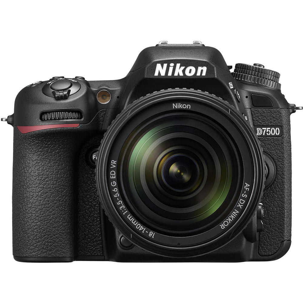 Nikon D7500 DSLR Camera W/ 18-140mm Lens 1582  - Basic Bundle