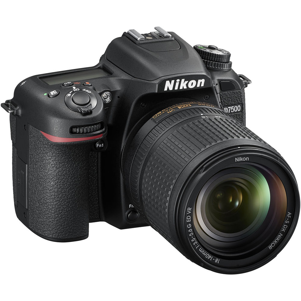 Nikon D7500 DSLR Camera W/ 18-140mm Lens 1582  - Basic Bundle