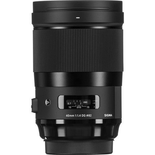Sigma 40mm f/1.4 DG HSM Art Lens for Nikon F with Bundle: Sandisk Extreme Pro 64gb SD Card, 9PC Filter Kit + More