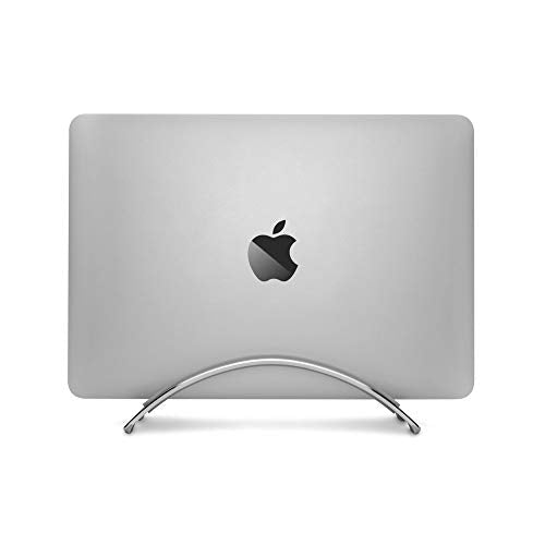 Twelve South BookArc for MacBook | Space-Saving Vertical Desktop Stand for Apple notebooks (Silver) Newest Version