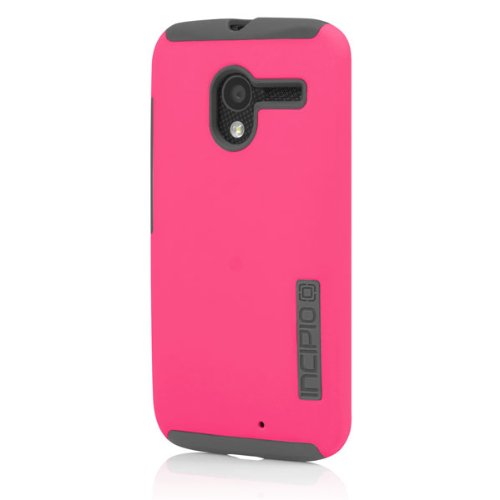 Incipio MT-244 DualPro for Motorola Moto X - Retail Packaging - Pink/Gray