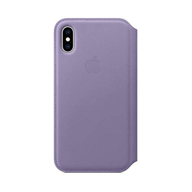 Apple Leather Folio (for iPhone Xs) - Lilac