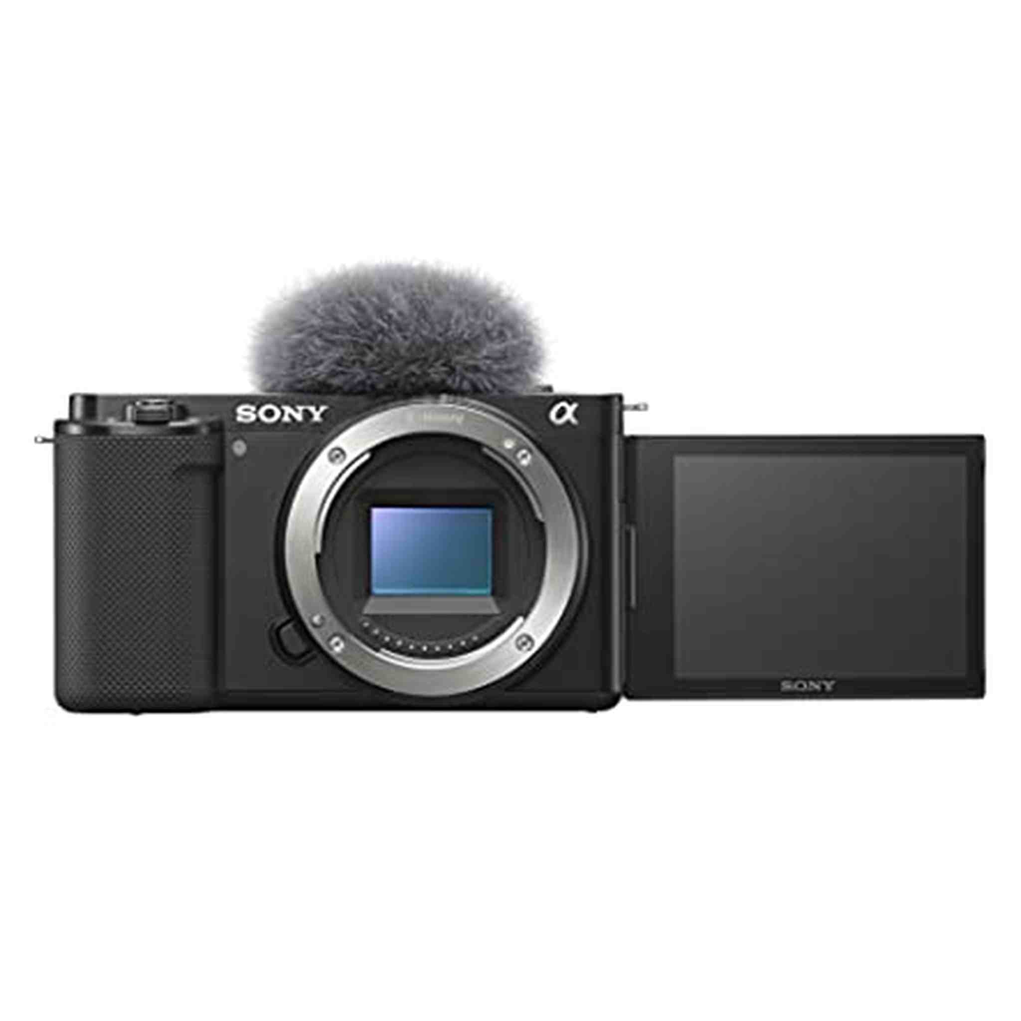 Sony Alpha ZV-E10 - APS-C Interchangeable Lens Mirrorless Vlog Camera - Black