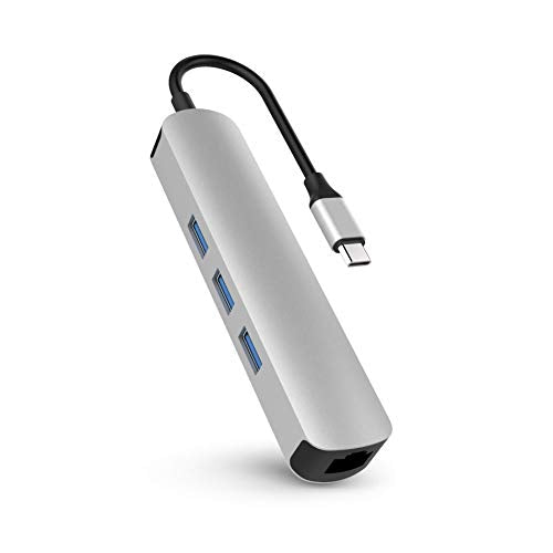 HyperDrive 6-in-1 USB-C Hub with 4K HDMI Output, Silver