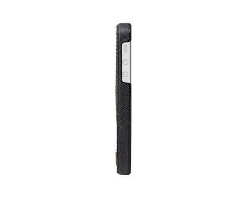 The Joy Factory Denim Premium Denim Hardshell Case with Pocket for iPhone5/5S, CSD111 (Smoke)