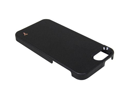 The Joy Factory Royce Premium Synthetic Leather Hardshell Case for iPhone5/5S, CSD113 (Black)