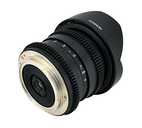 Rokinon 8mm T/3.8 Fisheye Cine Lens with Removable Hood for Sony E
