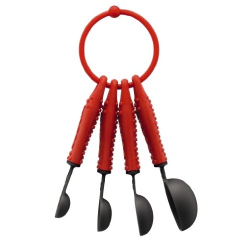 Bodum Bistro 5 pcs Measuring Spoons - Red