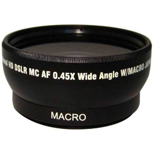 Essential Camera & Camcorder Starter kit, 58MM 0.45X High Definition Super Wide Angle Lens w/ Macro , 58MM 2X Telephoto High Definition Lens , 58MM Multi-Coated 3 Piece Filter Kit And More BVI