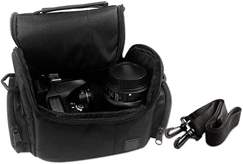 Medium Soft Padded Digital SLR Camera Travel Bag with Strap for Assorted Cameras
