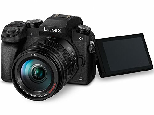 PANASONIC LUMIX G7 4K Mirrorless Camera, with 14-140mm Power O.I.S. Lens, 16 Megapixels, 3 Inch Touch LCD, DMC-G7HK (USA BLACK)