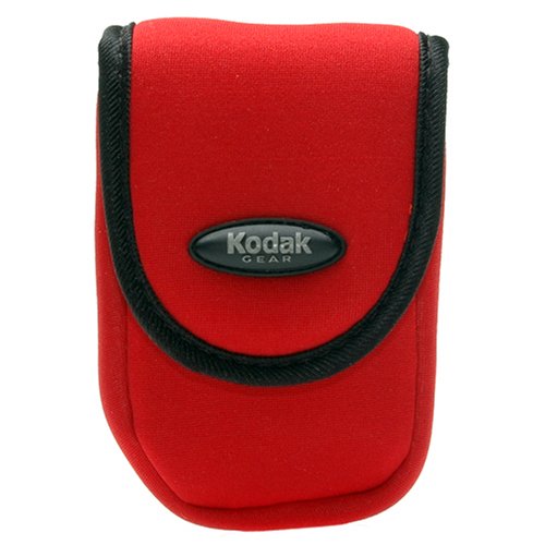Kodak Gear Neoprene Soft Compact Digital Point & Shoot Red Camera Case For Kodak