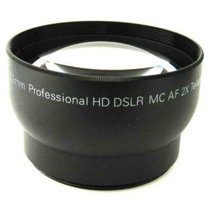 Essential Camera & Camcorder Starter kit, 58MM 0.45X High Definition Super Wide Angle Lens w/ Macro , 58MM 2X Telephoto High Definition Lens , 58MM Multi-Coated 3 Piece Filter Kit And More BVI