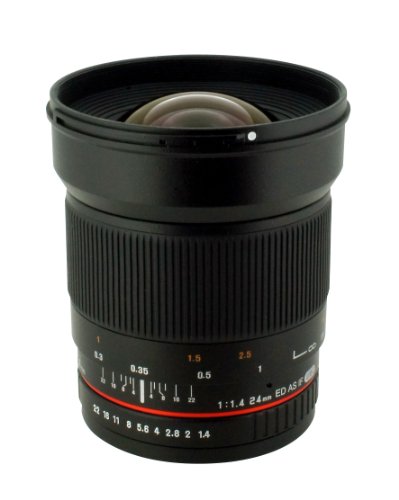 Rokinon 24mm F/1.4 Aspherical Wide Angle Lens for Olympus 4/3 RK24M-O