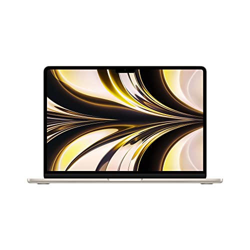 2022 Apple MacBook Air Laptop with M2 chip: 13.6-inch Liquid Retina Display, 8GB RAM, 256GB SSD Storage, Starlight
