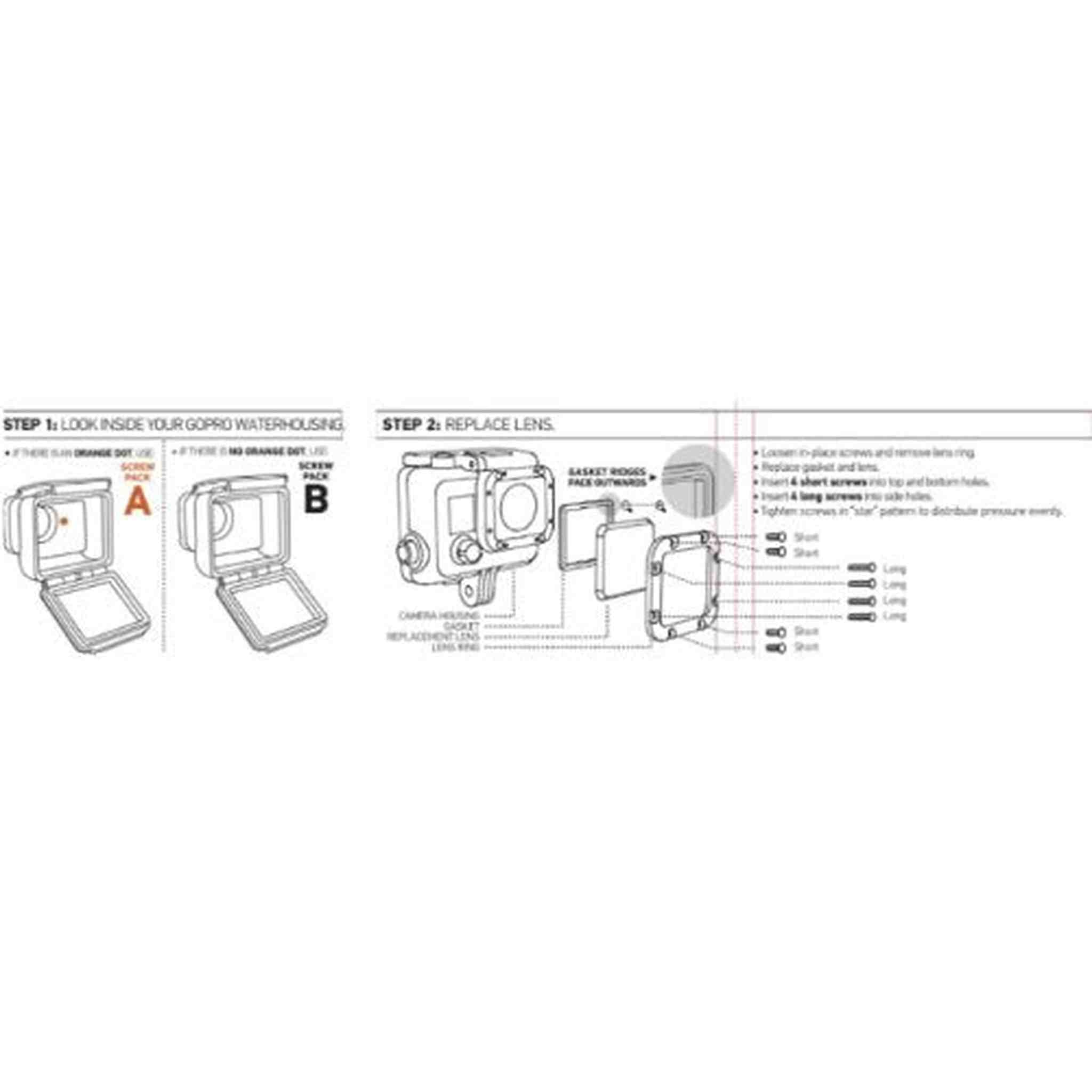 GoPro Lens Replacement Kit for Hero3