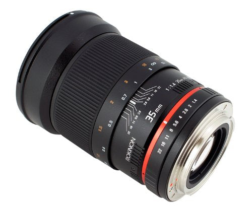 Rokinon 35mm F/1.4 AS UMC Wide Angle Lens for Olympus RK35M-O