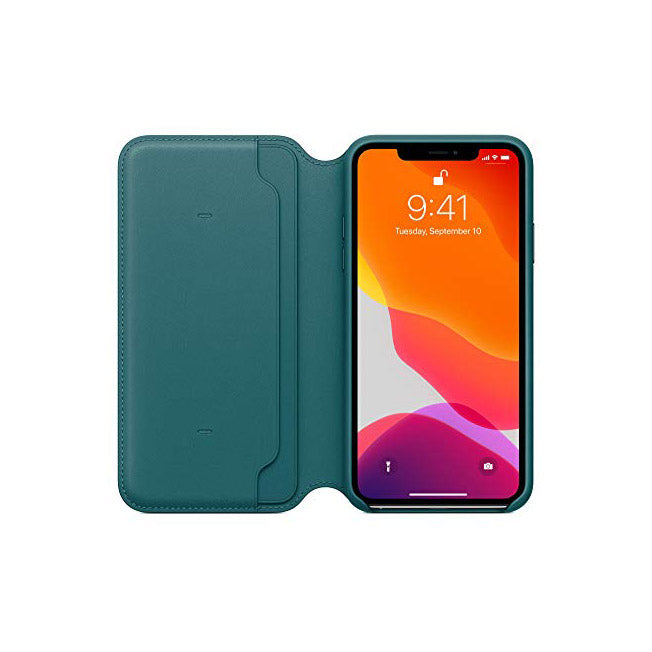 Apple Leather Folio (for iPhone 11 Pro Max) - Peacock