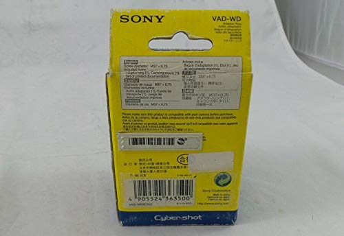 Sony VAD-WD Lens and Filter Adaptor for the Sony W Series Digital Cameras