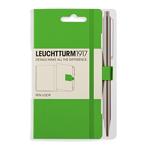 LEUCHTTURM1917 357521 Pen Loop (Pencil Holder), self-Adhesive, Fresh Green