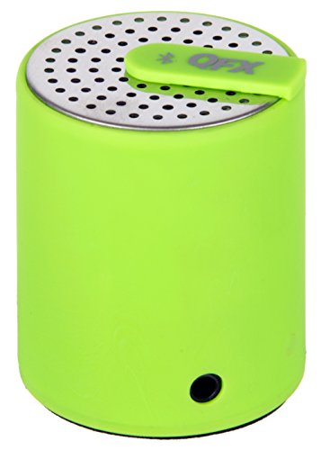 QFX CS-27BTGR Portable Bluetooth Speaker with AUX-In - Green