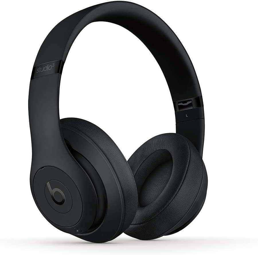 Beats Studio3 Wireless Noise Cancelling Over-Ear Headphones Matte Black (Latest Model)