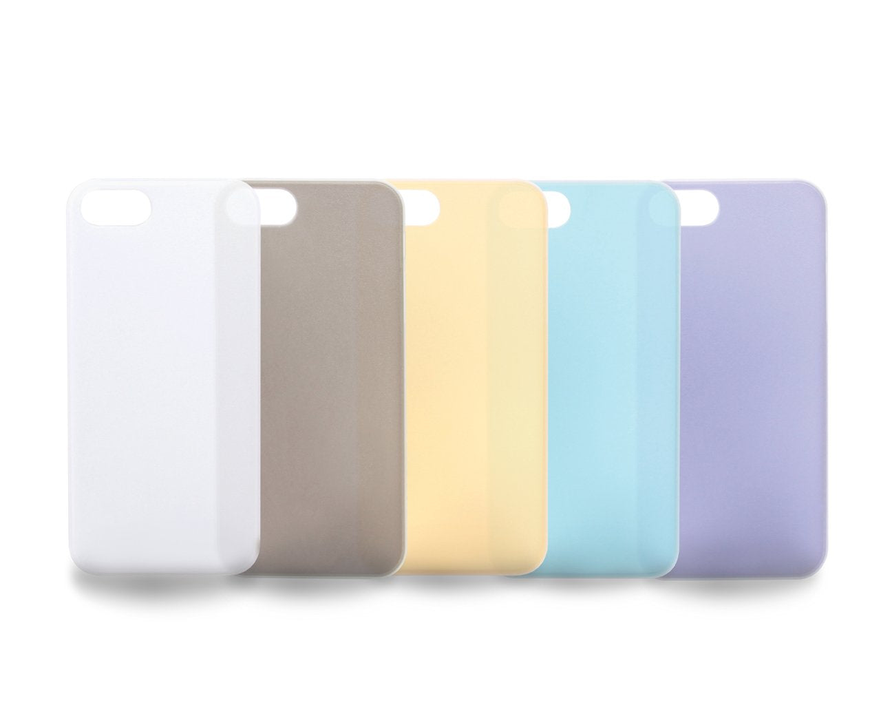 The Joy Factory Tutti Ultra-Slim Hardshell Case for iPhone5/5S, CSD107 (Yellow/White)