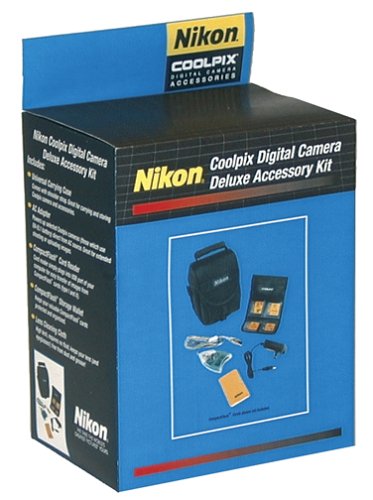 Nikon Coolpix Deluxe Digital Camera Accessory Kit for 775, 885, 995, 2000, 4300, 4500 Digital Cameras
