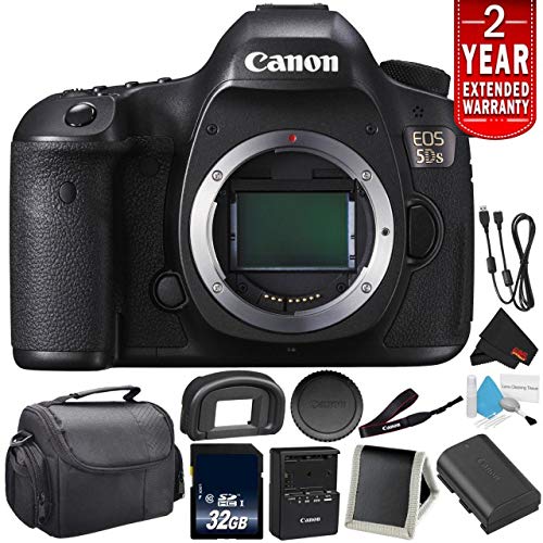 Canon EOS 5DS Digital SLR Camera 0581C002 (Body Only)- Camera Bundle with 32GB Memory Card (International Version) Ultimate Bundle