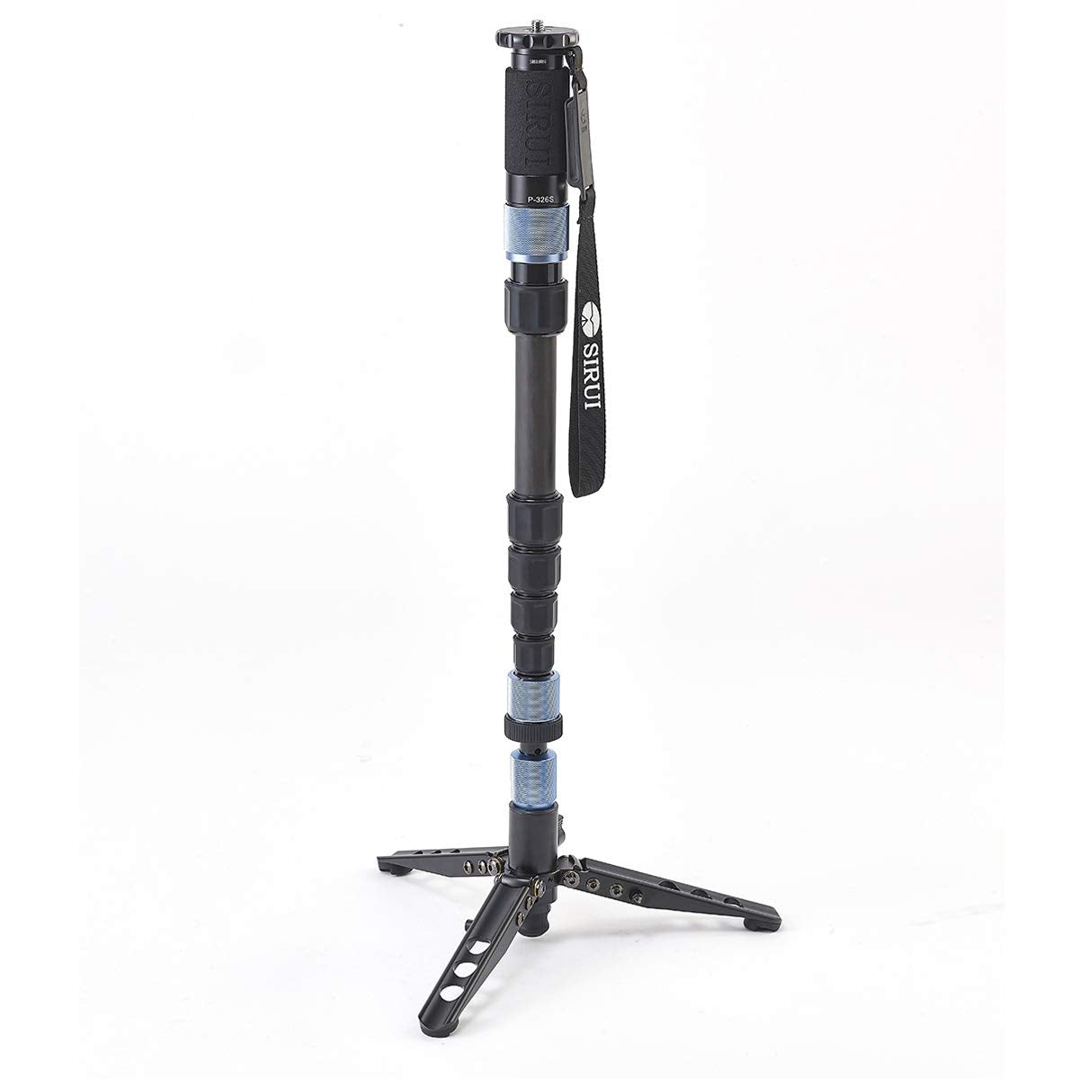 SIRUI P-326SR Monopod with Spider and Video Head 20 Tilting and 360Rotating Aluminium