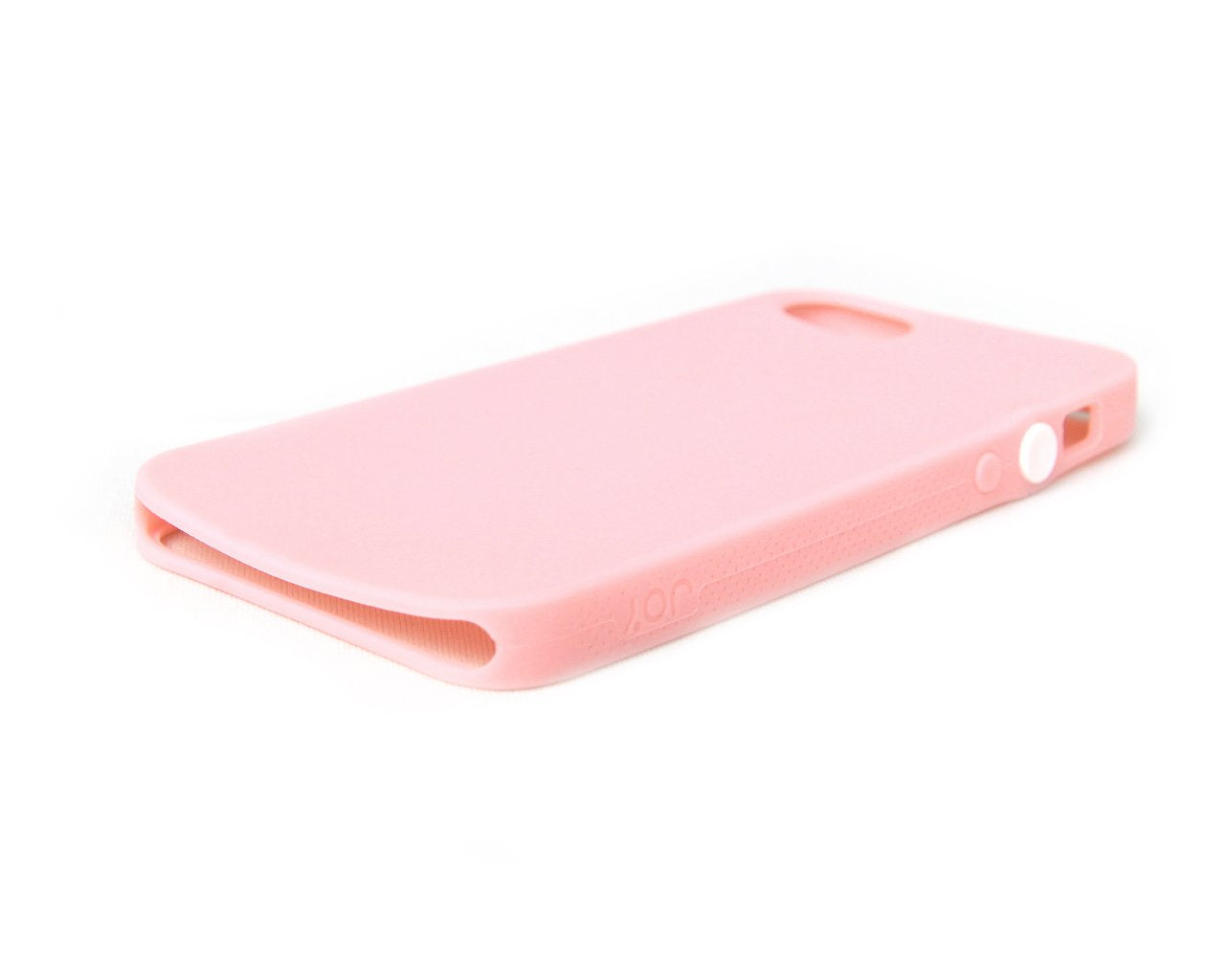 The Joy Factory Jugar Soft Silicone Case with Metal Frame for iPhone5/5S, CSD103 (Soft Pink)