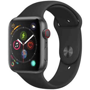 Apple Watch Series 4 GPS + Cellular, 44mm - Space Gray Aluminum Case with Black Sport Band Apple