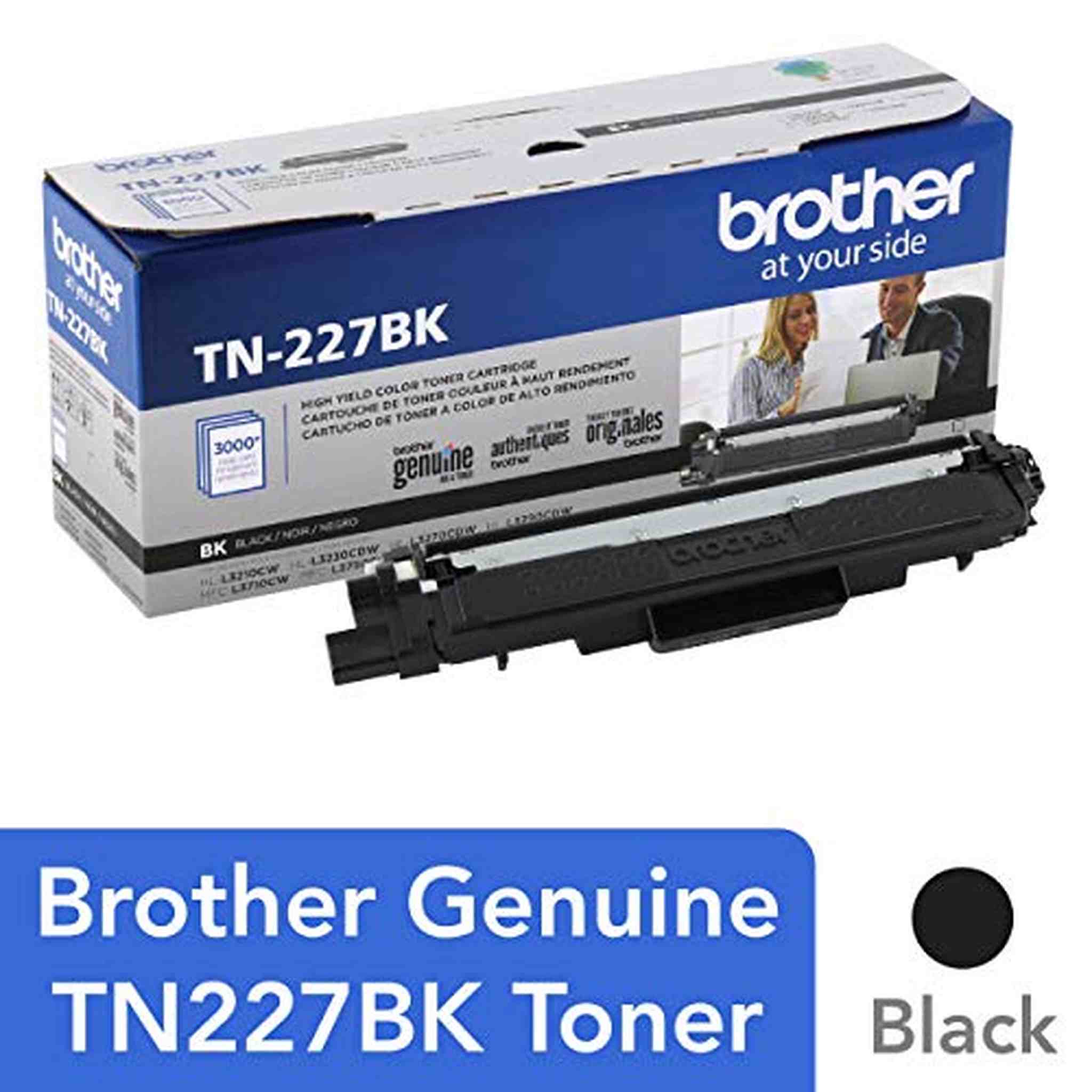 Brother TN227BK High-Yield Toner Cartridge - Black