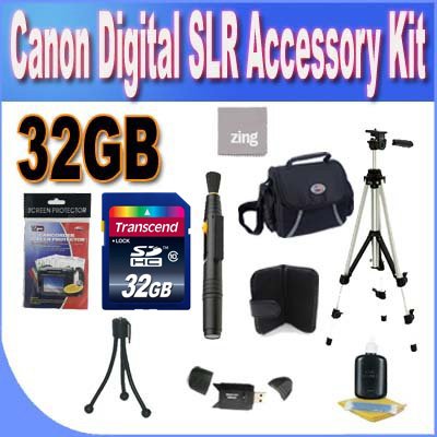 Digital SLR Camera 32GB SDHC Deluxe Accessory Saver Kit.