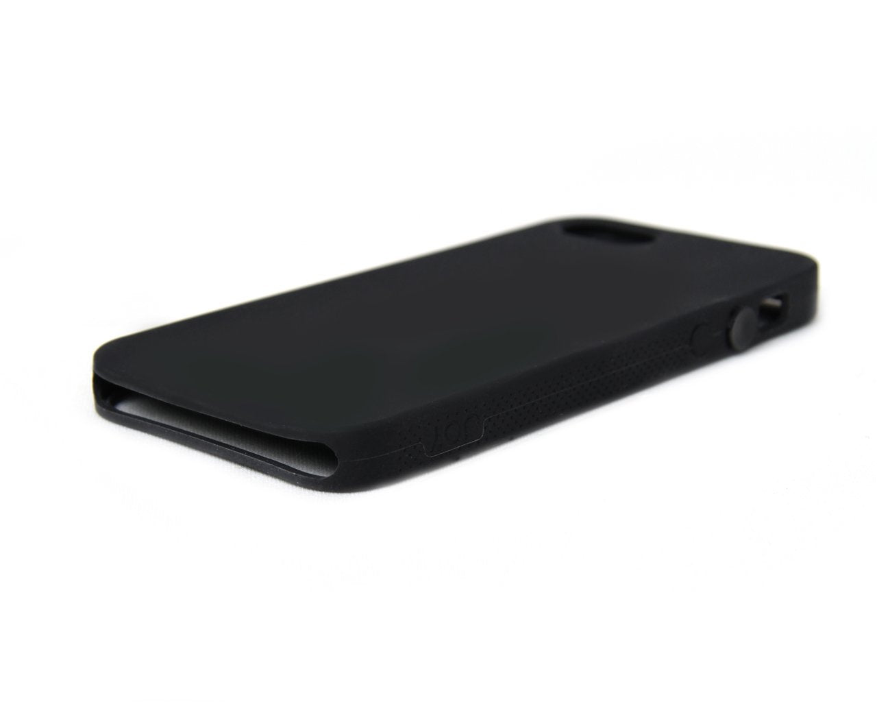 The Joy Factory Jugar Soft Silicone Case with Metal Frame for iPhone5/5S, CSD104 (Matte Black)
