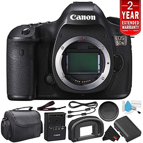 Canon EOS 5DS Digital SLR Camera 0581C002 (Body Only)- Starter Bundle (International Version) with 2 Year Seller Warrant