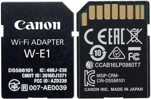 Canon W-E1 Wi-Fi Mobile Adapter for EOS 7D Mark II, EOS 5DS, EOS 5DS R Cameras