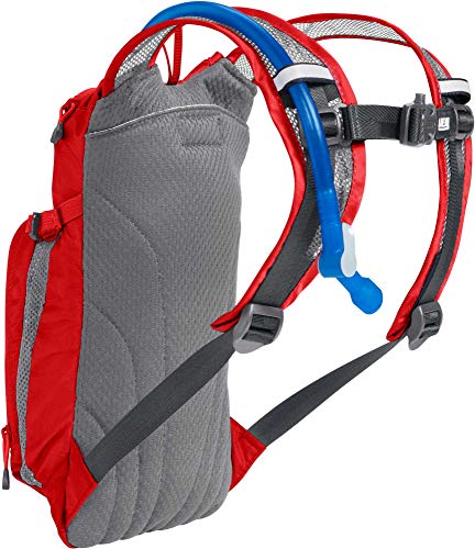 CamelBak Mini M.U.L.E. Kids' Hydration Backpack - 50 oz Racing Red Check