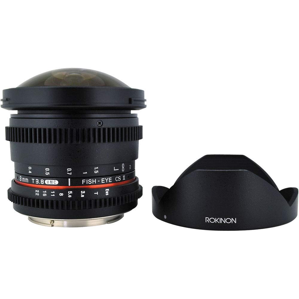 ROKINON 8MM T/3.8 CINE HD Nikon + Deluxe Lens Cleaning Kit Bundle