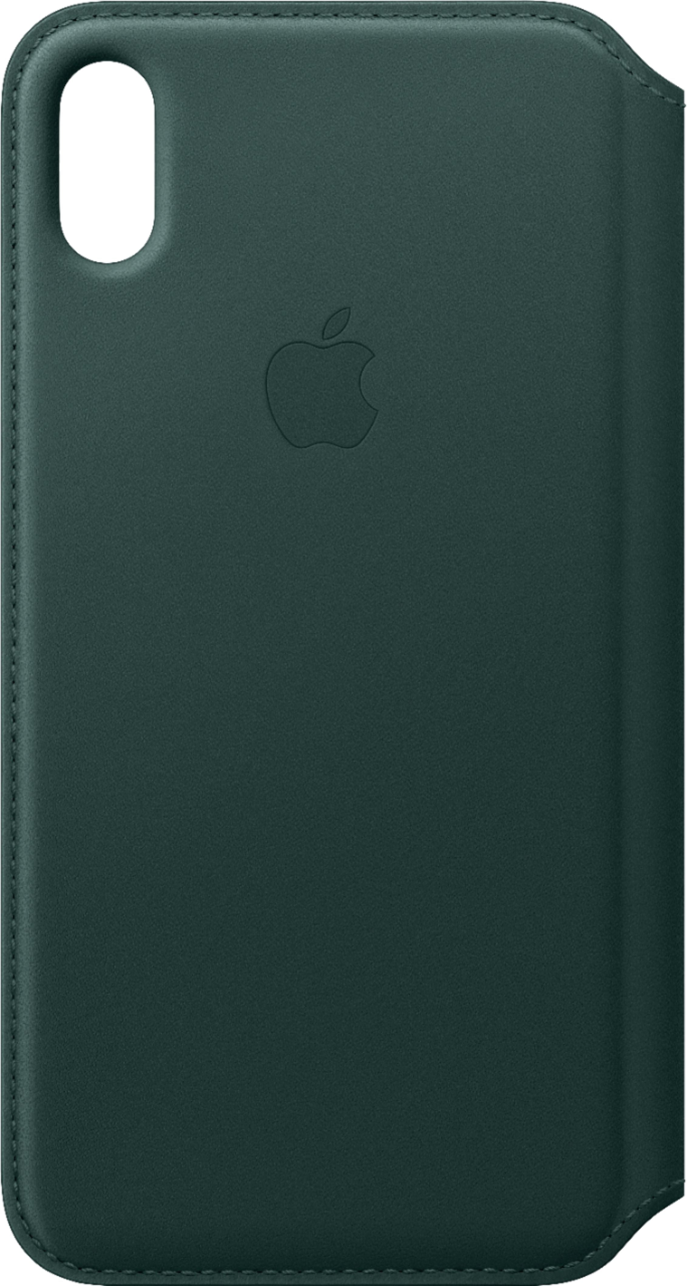 Apple Leather Folio (for iPhone Xs Max) - Forest Green