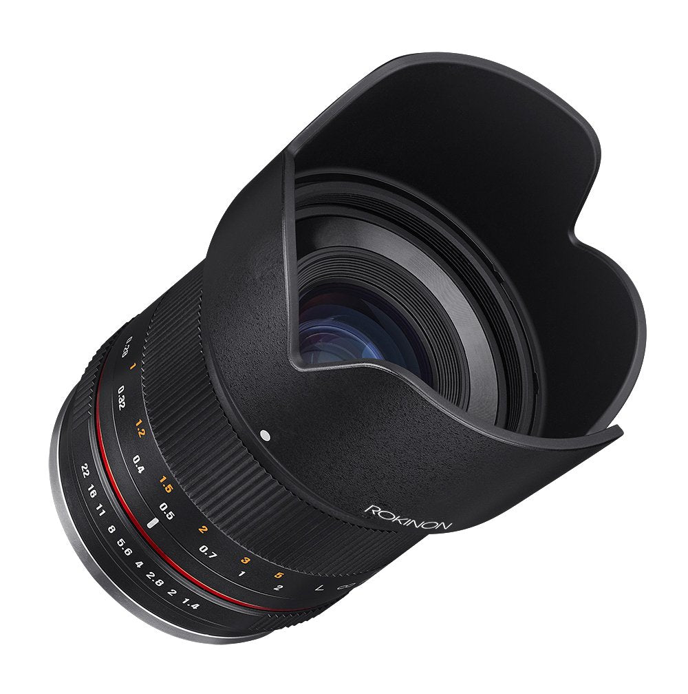 Rokinon RK21M-E 21mm F1.4 ED AS UMC High Speed Wide Angle Lens for Sony (Black)