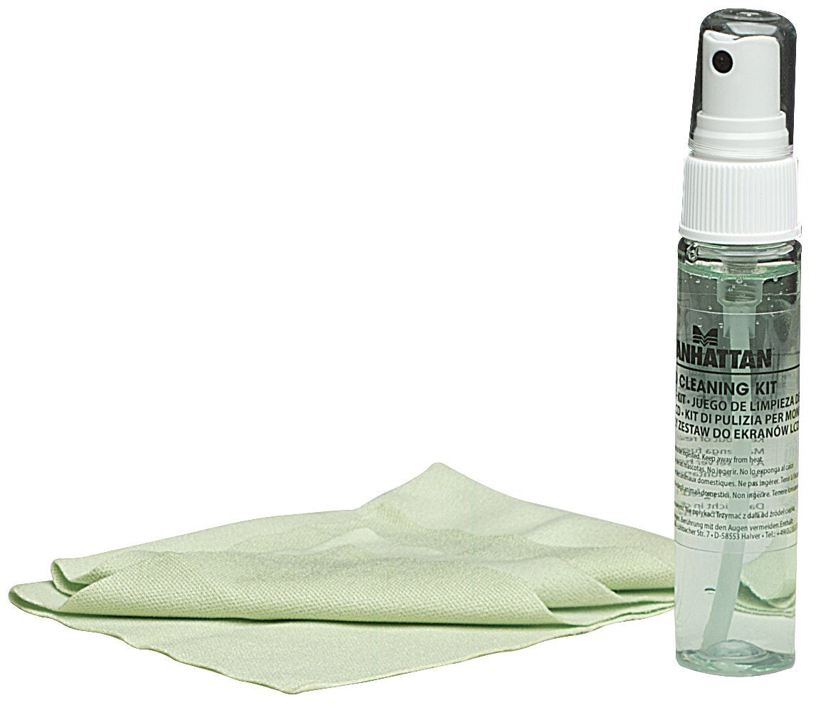 MANHATTAN 404204 LCD Cleaning Kit, Green Apple Scent