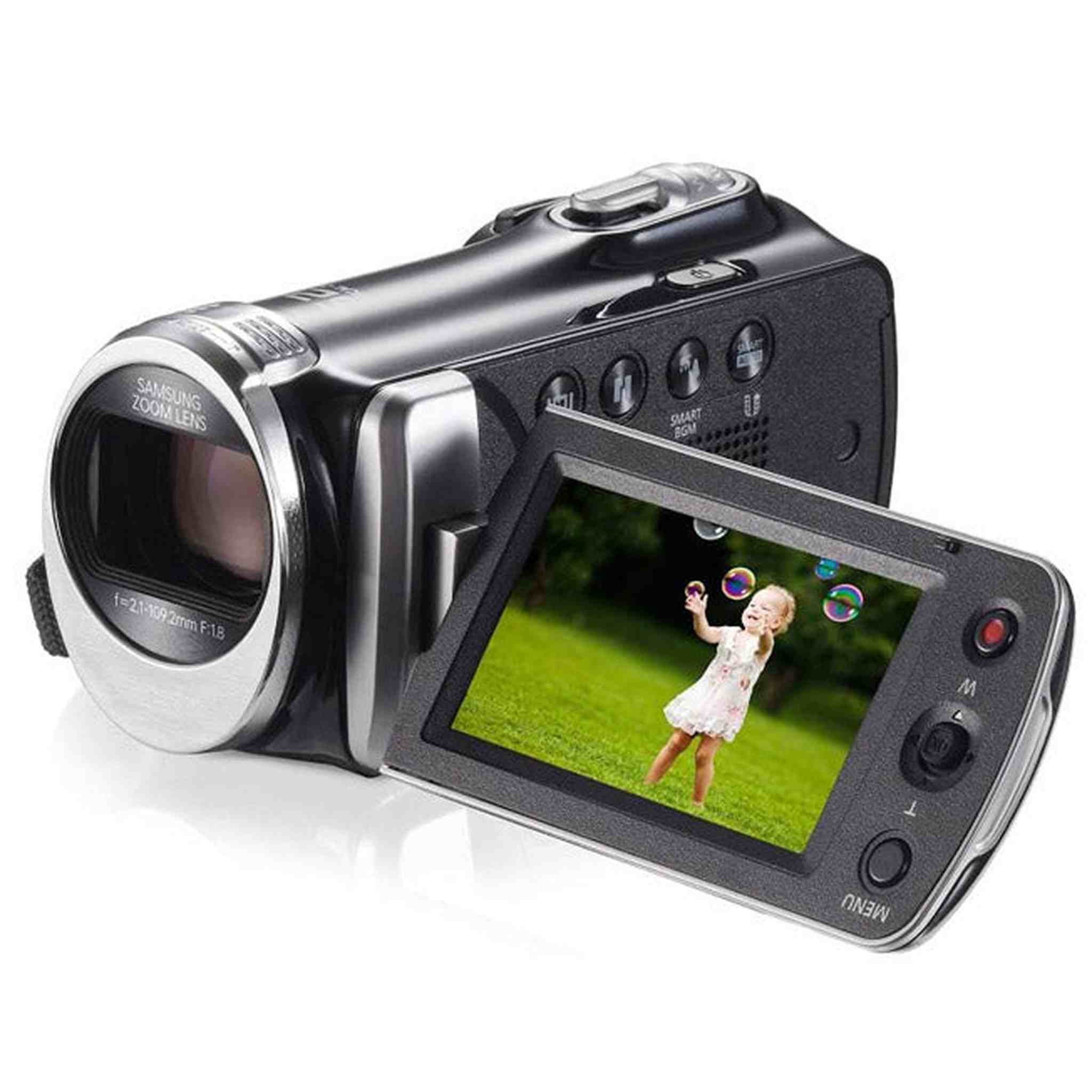 Samsung F90 HD Camcorder Black (5MP) with 2.7 inch LCD Screen/HD Video Recording