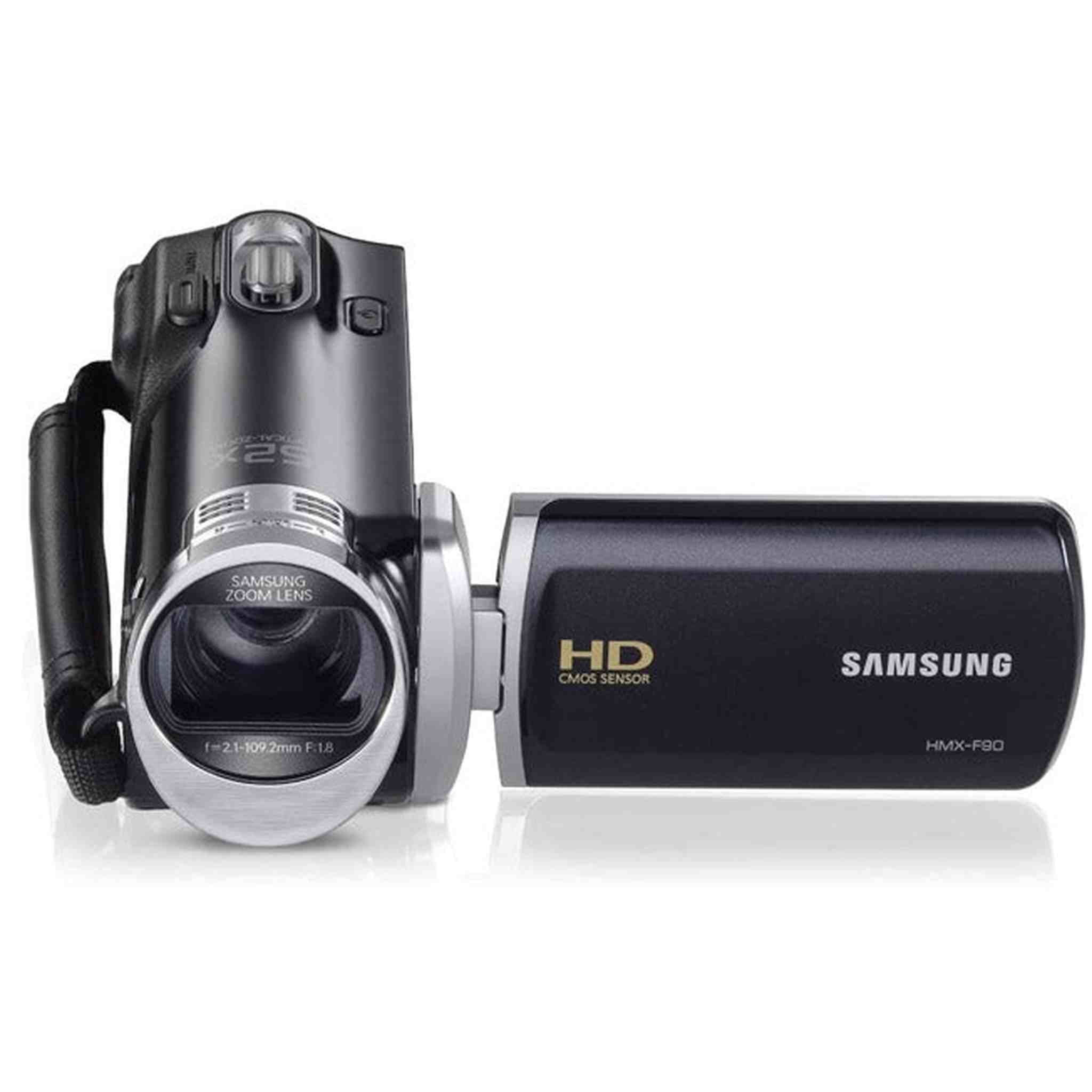 Samsung F90 HD Camcorder Black (5MP) with 2.7 inch LCD Screen/HD Video Recording