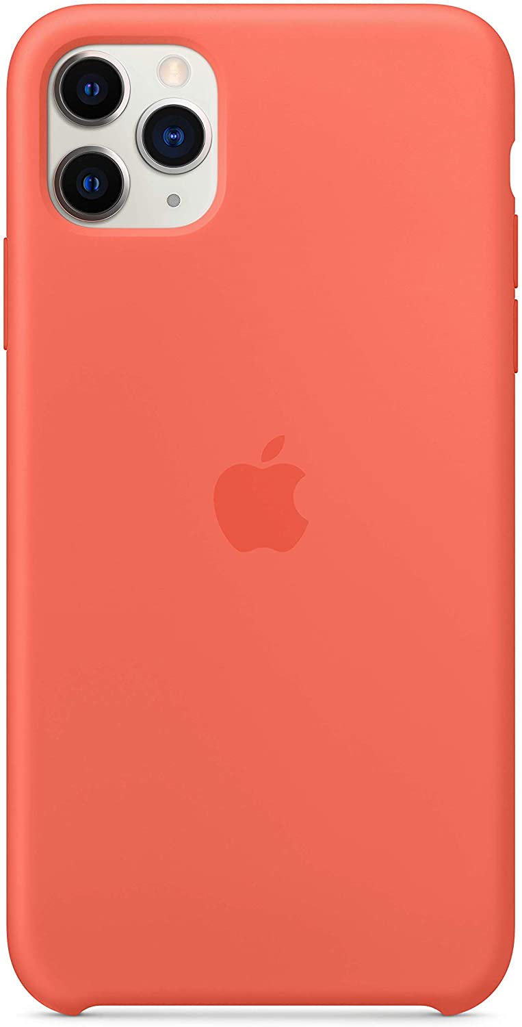 Apple Silicone Case (for iPhone 11 Pro Max) - Clementine (Orange)