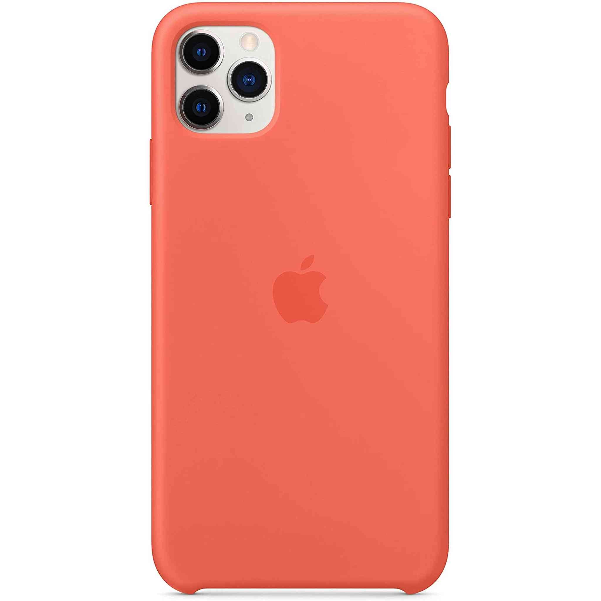 Apple Silicone Case for iPhone 11 Pro Max - Clementine Orange Apple