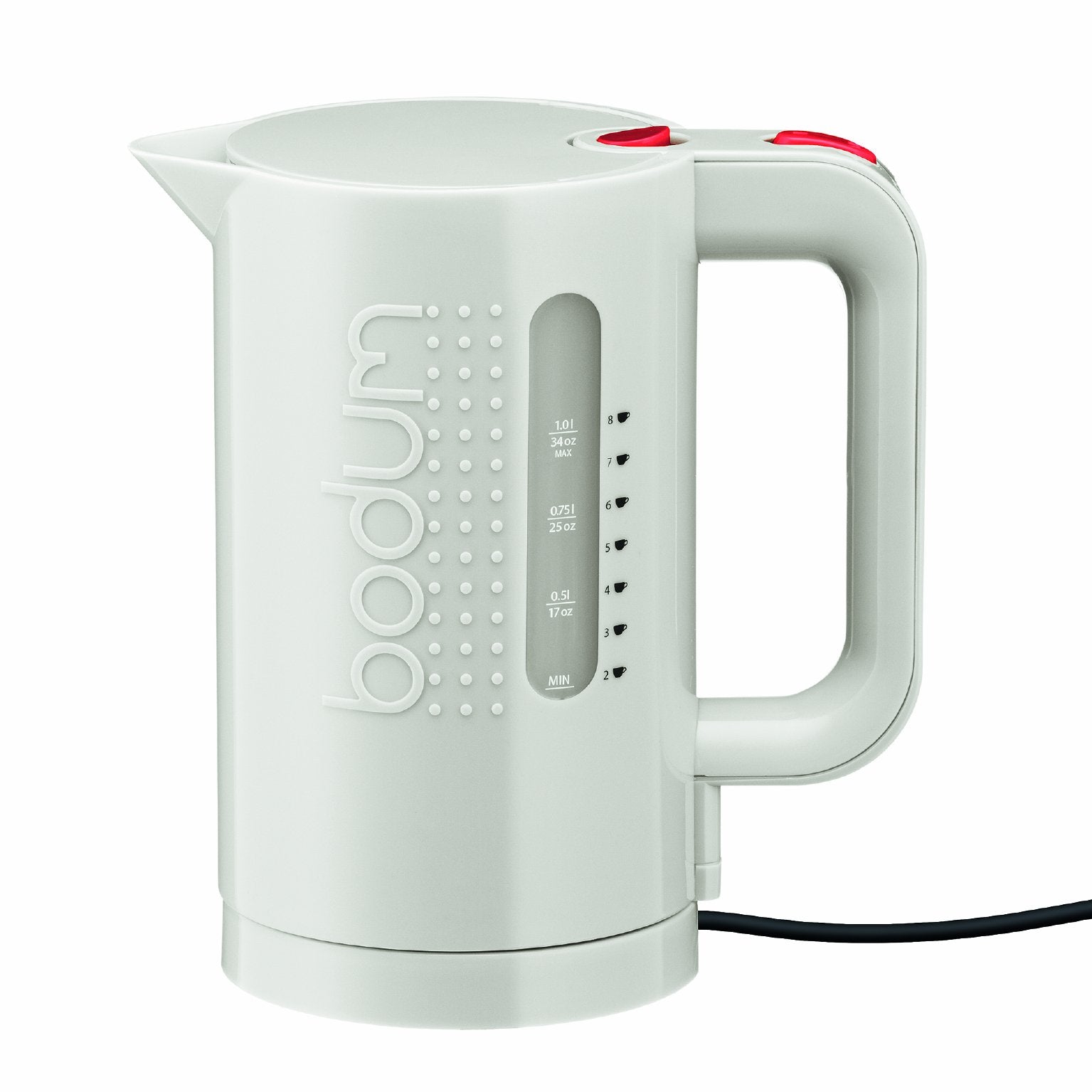 Bodum 11452-913US Bistro Electric Water Kettle, 34 Ounce, White