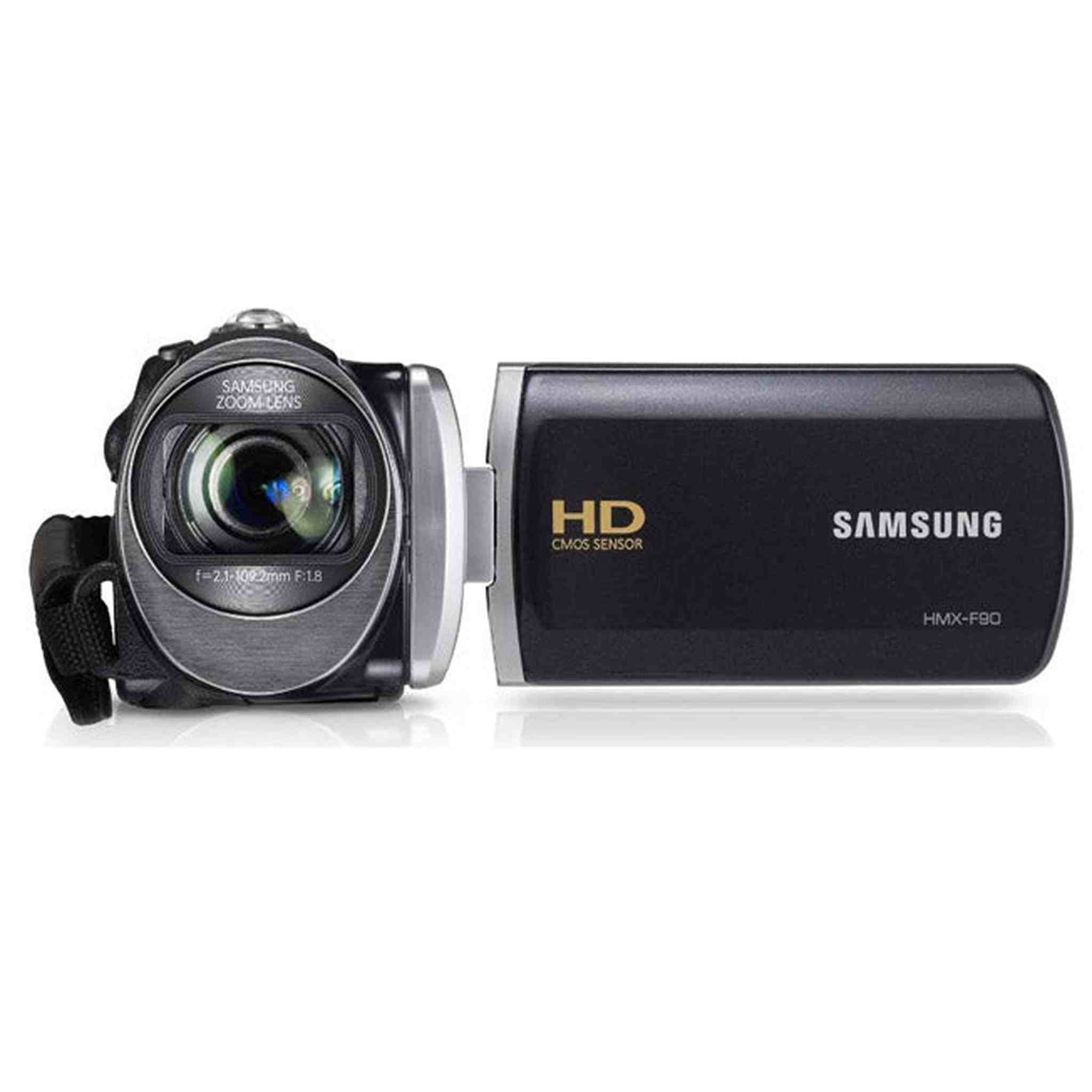 Samsung F90 HD Camcorder Black (5MP) with 2.7 inch LCD Screen/HD Video Recording