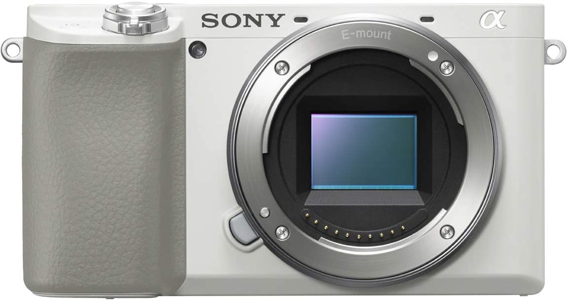 Sony Alpha a6100 24.2MP Mirrorless Camera - White (with 16-50mm and 55-210mm Lens)